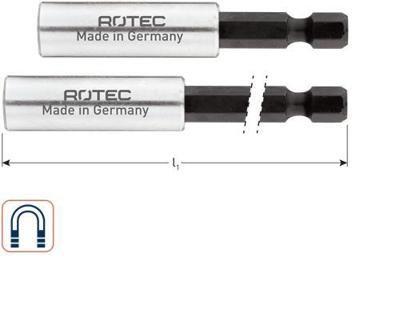 Rotec Bithouder magneet e6.3x150mm c-ring