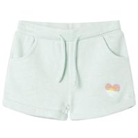 VidaXL Kindershorts met trekkoord 116 gemengd lichtmintkleurig - thumbnail