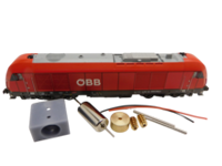 micromotor NF056C motor ombouwset voor Fleischmann BR 223, BR 253, ER20, DE2000, Re 450, u.a. - thumbnail