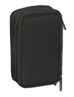 Driedubbele Pennenzak Safta Urban style Blauw Grijs 12,5 x 19,5 x 5,5 cm 37 Onderdelen - thumbnail