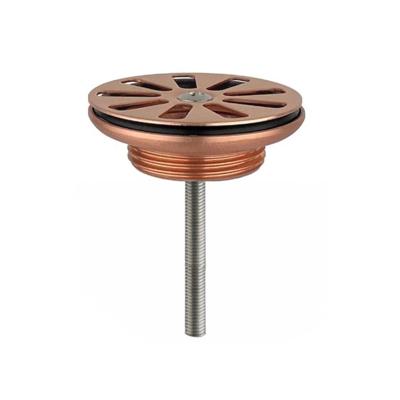 Open Rooster Afvoerplug Best Design Lyon 5/4 Mat Rose Goud