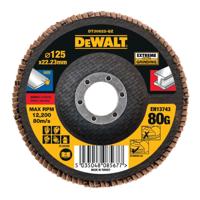 DeWalt Accessoires lamellen schuurschijf extreme 125x22.2mm 80g - dt30622-qz - 1 stuk - dt30622-qz - thumbnail