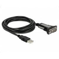 Delock USB 2.0 Adapter [1x USB-A 2.0 stekker - 1x RS232-stekker] 65962 3 m - thumbnail
