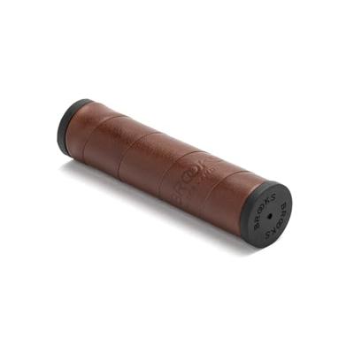 BROOKS Willow leather grip (130+130mm) - antic brown