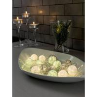 LED cotton balls lichtsnoer nature 3.5cm - thumbnail