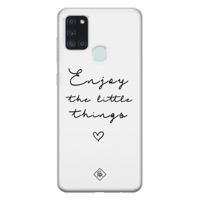 Samsung Galaxy A21s siliconen hoesje - Enjoy life - thumbnail