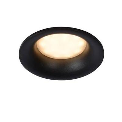 Lucide ZIVA - Inbouwspot Badkamer - Ø 8,4 cm - 1xGU10 - IP44 - Zwart Lucide ZIVA - Inbouwspot Badkamer - Ø 8,4 cm - 1xGU10 - IP44 - Zwart