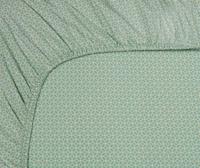 Pip Studio Cross Stitch Licht groen hoeslaken - thumbnail