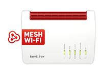 AVM FRITZ!Box 7590 International DSL/VDSL modem router, Mesh Master, Wi-Fi tot 1.733 Mbit/s (5GHz) + 800 Mbit/s (2,4 GHz), tot 300 MBit/s door VDSL-supervectoring 35b, MESH Wi-Fi, Mediaserver - thumbnail