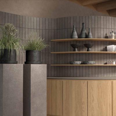 Vloer- en Wandtegel Kronos Terra Crea Limo Spakko 7.5x30 cm Taupe Kronos