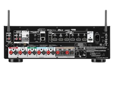 Denon AVR-S770H 7.2-kanaals AV-ontvanger met Dolby Atmos, DTS:X, 6 HDMI-ingangen en 1 uitgang, 8K HDMI, Bluetooth, WLAN, AirPlay 2, HEOS Multiroom, Alexa compatibel