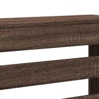 Radiatorombouw 149x20x82 cm bewerkt hout bruin eikenkleurig - thumbnail