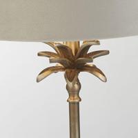 Searchlight TafellampPalm goud met grijze kap - EU81210GY - thumbnail