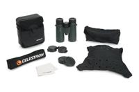 Celestron 71404 TrailSeeker 8x42 mm Dakkantverrekijker met diëlektrisch gecoate lens, BaK-4 Prismaglas, lichte magnesiumlegering behuizing en zachte draaghoes, Zwart - thumbnail