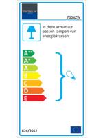 Steinhauer Zwarte inbouwspotRound - 7304ZW - thumbnail