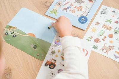 Little Dutch raamstickers jim & friends