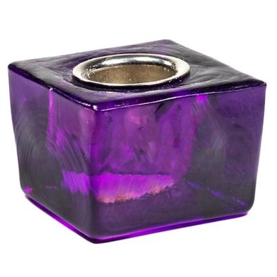 Kaarshouder Paars met 22 mm Gat