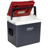 ZORN Cooler Z 26 LNE PX Accukoelbox en -verwarmingsbox Energielabel: E (A - G) Thermo-elektrisch 230 V, 12 V, 18 V Wit-rood, Grijs 25 l Max. 17 °C onder de - thumbnail
