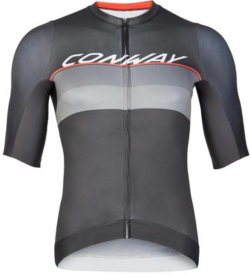 CONWAY shirt met korte mouwen "race jersey full zip ss" shortar.sleeve jer. race jer.full zip ss s