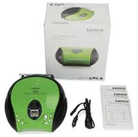 Lenco SCD-24 Boombox Groen/Zwart - thumbnail
