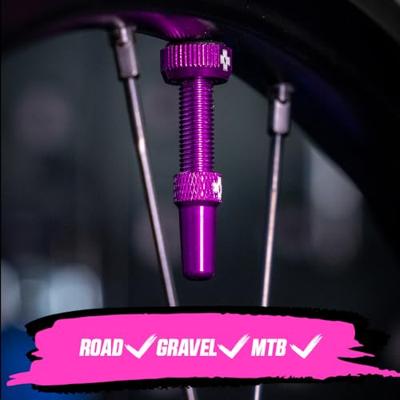 Muc-Off Muc off tubeless valve v2 sv (44mm) colour: purple aluminium