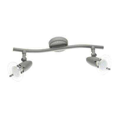 Eglo OpbouwspotPocket 2 2-lichts grijs - 13718