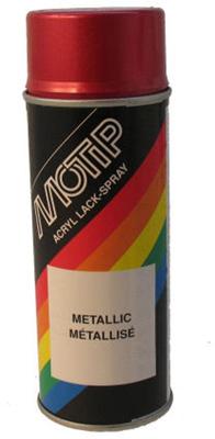 Motip spuitbus 400ml metallic rood