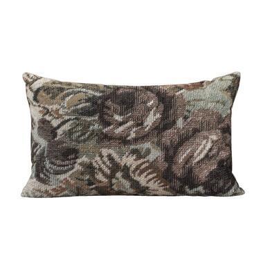 Sierkussen Milo - taupe/roze - 30x50 cm - Leen Bakker
