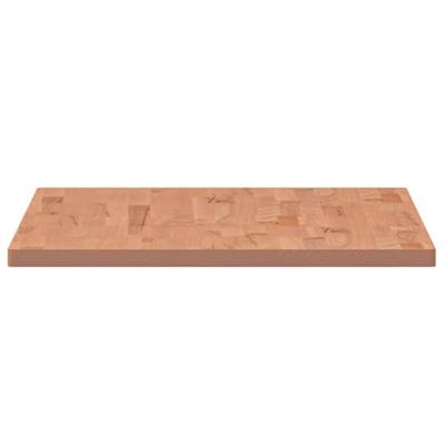 Tafelblad rechthoekig 100x60x2,5 cm massief beukenhout