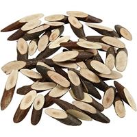 Creativ Company Hout mix, l: 30 mm, dikte 6 mm, 230 gr/ 1 doos - thumbnail