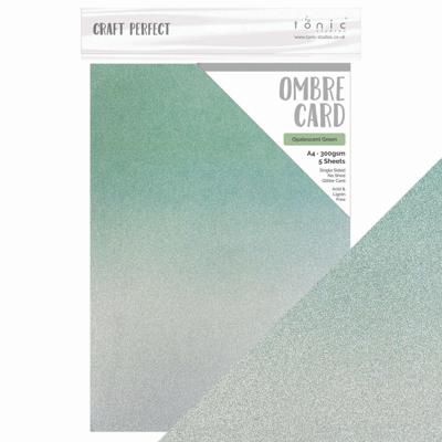 Craft Perfect By Tonic Studios Craft perfect • spring meadow ombre card opalescent green