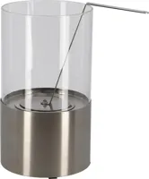 Esschert design Bioethanol tafelhaard rond rvs - thumbnail