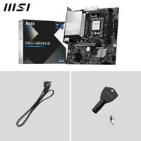 MSI 7E64-001R Moederbord Socket Intel LGA 1851 Vormfactor Micro-ATX Moederbord chipset Intel® H810 - thumbnail
