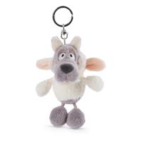 Nici glubschis pluchen sleutelhanger wolf ulvy, 10cm - thumbnail