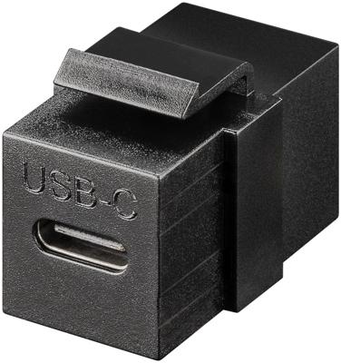Keystone-module USB-C connector