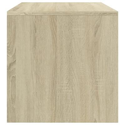 VidaXL Tv-meubel 100x40x40 cm bewerkt hout sonoma eikenkleurig VidaXL Tv-meubel 100x40x40 cm bewerkt hout sonoma eikenkleurig