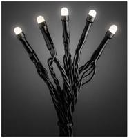 Mini LED kerstverlichting voor binnen 80 lampjes mat warm wit 23 meter - thumbnail