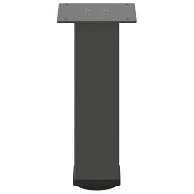 Salontafelpoten 4 st 30-32 cm staal antraciet