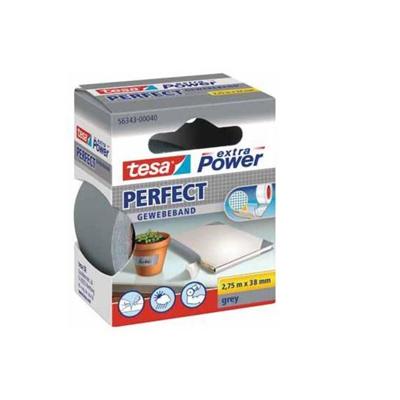 tesa PERFECT 56343-00040-03 Textieltape tesa extra Power Grijs (l x b) 2.75 m x 38 mm 1 stuk(s) tesa PERFECT 56343-00040-03 Textieltape tesa extra Power Grijs (l x b) 2.75 m x 38 mm 1 stuk(s)