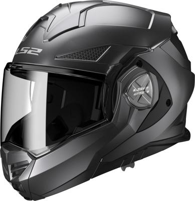 LS2 opklaphelm "ff901 advant x solid" helmet ff901 adv. x solid xxl titanium