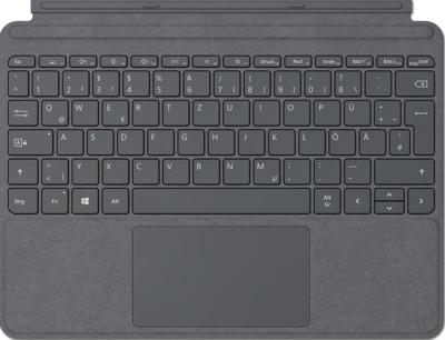 Microsoft Surface Go Type Cover – toetsenbord – met trackpad, versnellingssensor – achtergrondverlichting – Duits – lichte houtskool – commercieel – voor Surface Go, Go 2