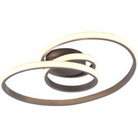 LED Plafondlamp Dimbaar 18.5W - Warm Wit 3000K - Mat Nikkel Aluminium - thumbnail