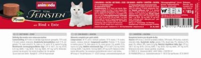 ANIMONDA Vom Feinsten Mousse Beef and duck - nat kattenvoer - 85g