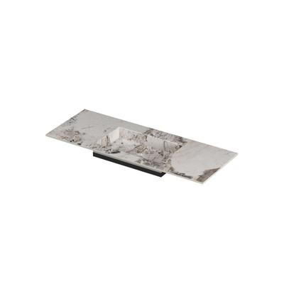 INK Post Wastafel keramische slab envelop bak midden met 1 kraangat 120x45x1 Island glossy INK Post Wastafel keramische slab envelop bak midden met 1 kraangat 120x45x1 Island glossy
