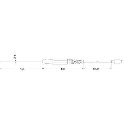 Greisinger GES 401 1/3 DIN -50 tot 400 °C Pt100
