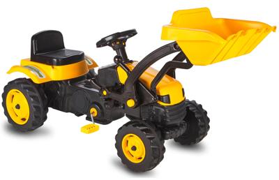 JAMARA traptractor Strong Bull met voorlader 125 x 51 cm geel