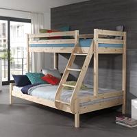 Vipack stapelbed Pino - bruin - 207,5x157,5x166,8 cm - Leen Bakker - thumbnail