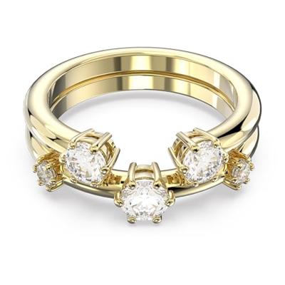 Swarovski 5640965 Ring Constella Cocktail goudkleurig-wit - thumbnail