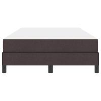Boxspring bed met matras Donkerbruin 120 x 200 cm Stof - thumbnail
