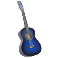 VidaXL Gitaar klassiek beginner en kinderen 3/4 36" blauw - thumbnail